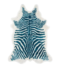 Momeni Novogratz Kalahari Kal-1 Turquoise Area Rug 7 ft. 6 in. X 9 ft. 6 in. Rectangle