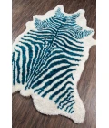 Momeni Kalahari Area Rug KAL-1 Domesticated Turquoise 7'6 X 9'6