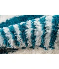 Momeni Kalahari Area Rug KAL-1 Domesticated Turquoise 7'6 X 9'6