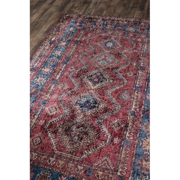 Momeni Karachi Area Rug KAR-1 Burgundy 6' X 9'