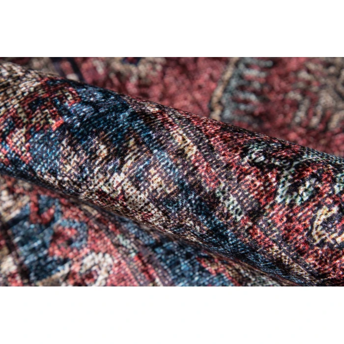 Momeni Karachi Area Rug KAR-1 Burgundy 6' X 9'