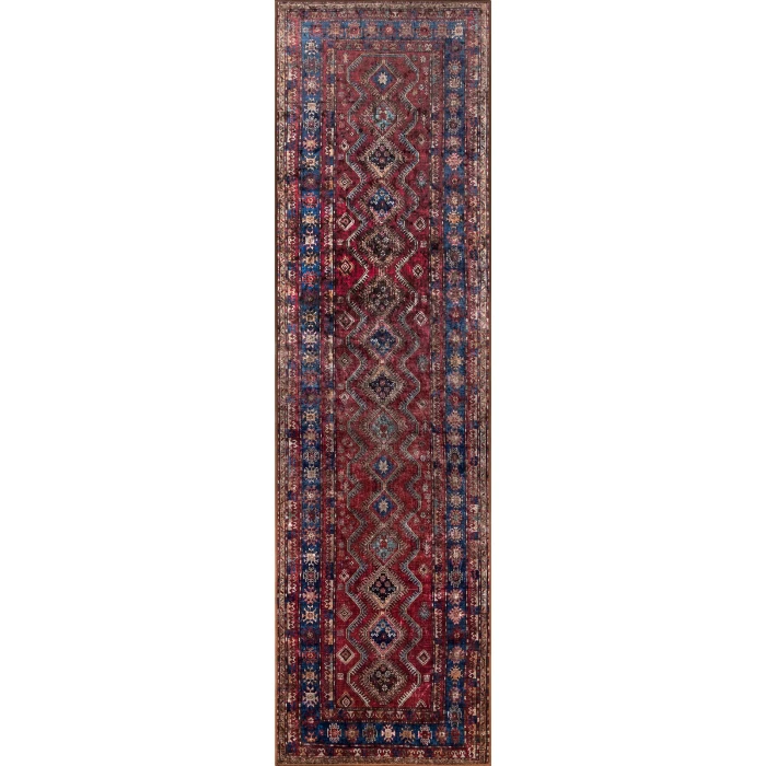 Momeni Karachi Area Rug KAR-1 Burgundy 6' X 9'
