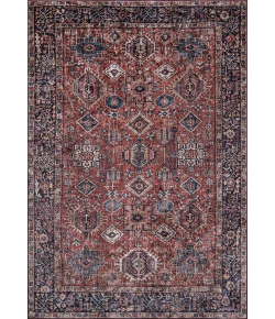 Momeni Karachi Kar-2 Rust Area Rug 3 ft. 6 in. X 5 ft. 6 in. Rectangle