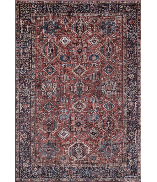 Momeni Karachi Area Rug KAR-2 Rust 3'6 X 5'6
