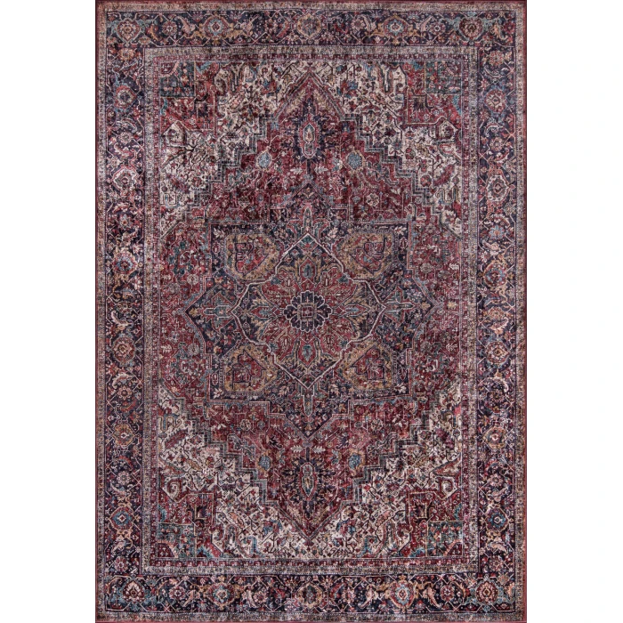 Momeni Karachi Area Rug KAR-4 Burgundy 6' X 9'