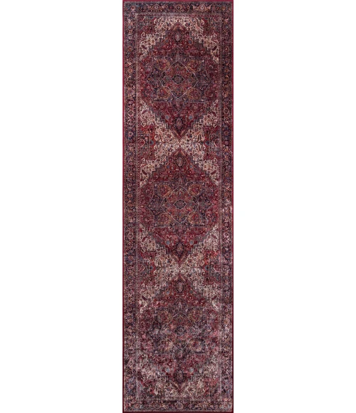 Momeni Karachi Area Rug KAR-4 Burgundy 5' X 8'