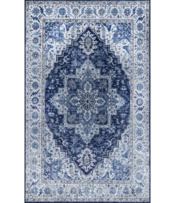 Momeni Karachi Kar-8 Blue Area Rug 5 ft. X 8 ft. Rectangle