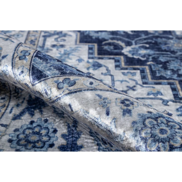 Momeni Karachi Area Rug KAR-8 Blue 3'6 X 5'6