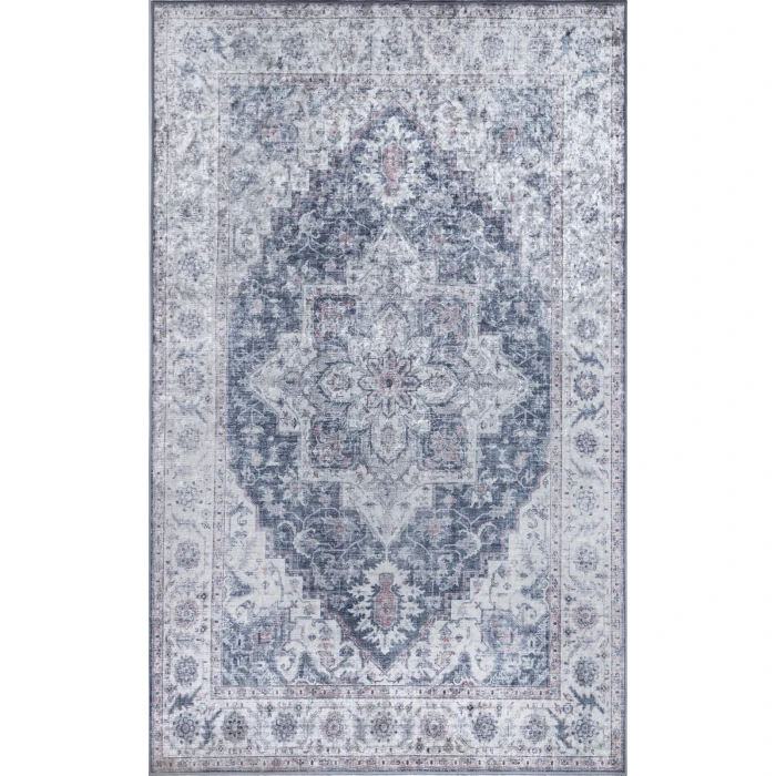 Momeni Karachi Area Rug KAR-8 Grey 2'3 X 8' Runner