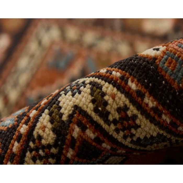 Momeni Karajeh KAJ-1 Red 9 ft. X 12 ft. Rectangle Rug
