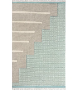 Momeni Novogratz Karl Krl-1 Blue Area Rug 5 ft. X 7 ft. 6 in. Rectangle