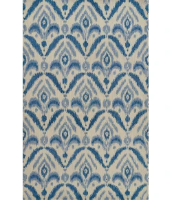 Momeni Leiden Lei-3 Blue Area Rug 5 ft. X 8 ft. Rectangle
