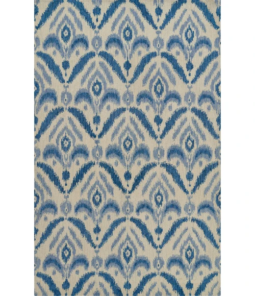 Momeni Leiden LEI-3 Blue 5' X 8' Area Rug