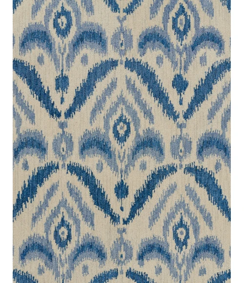 Momeni Leiden LEI-3 Blue 5' X 8' Area Rug