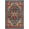 Momeni Lenox Le-01 Blue Area Rug 3 ft. 3 in. X 5 ft. 3 in. Rectangle