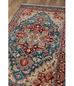 Momeni Lenox Le-01 Blue Area Rug 3 ft. 3 in. X 5 ft. 3 in. Rectangle