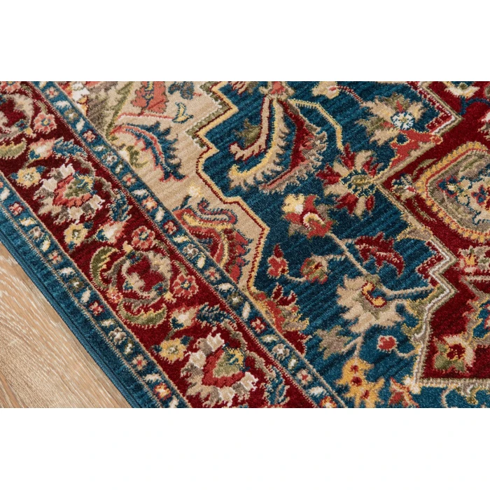 Momeni Lenox Area Rug LE-01 Blue 5' X 5' Round