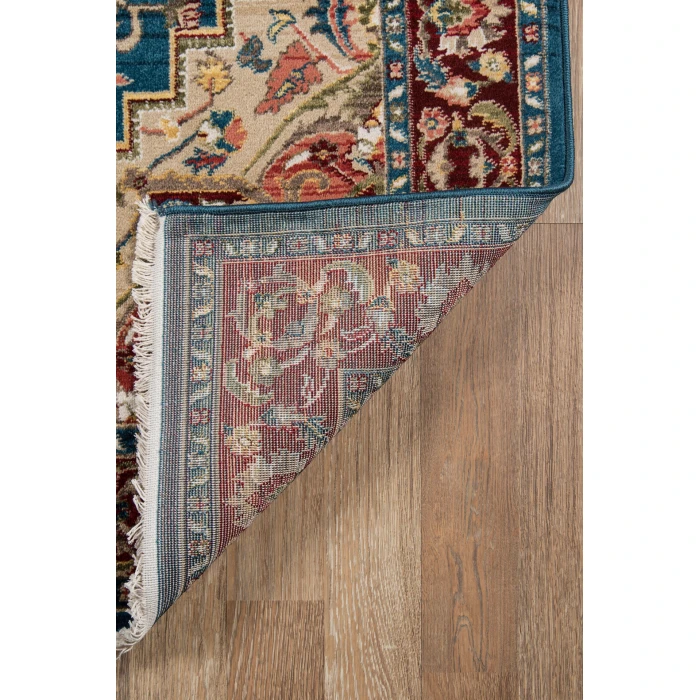 Momeni Lenox Area Rug LE-01 Blue 5' X 5' Round