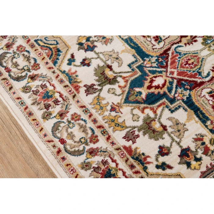 Momeni Lenox Area Rug LE-01 Ivory 5' X 5' Round