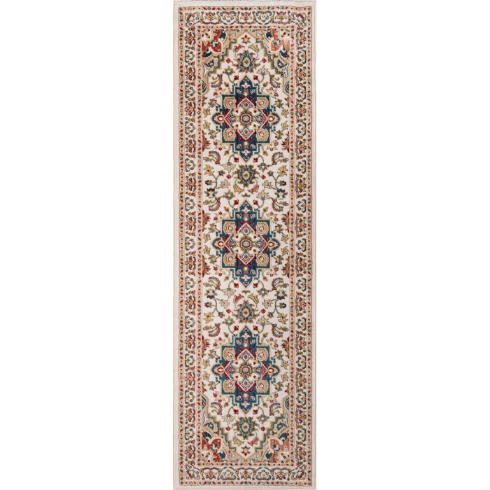 Momeni Lenox Area Rug LE-01 Ivory 5' X 5' Round