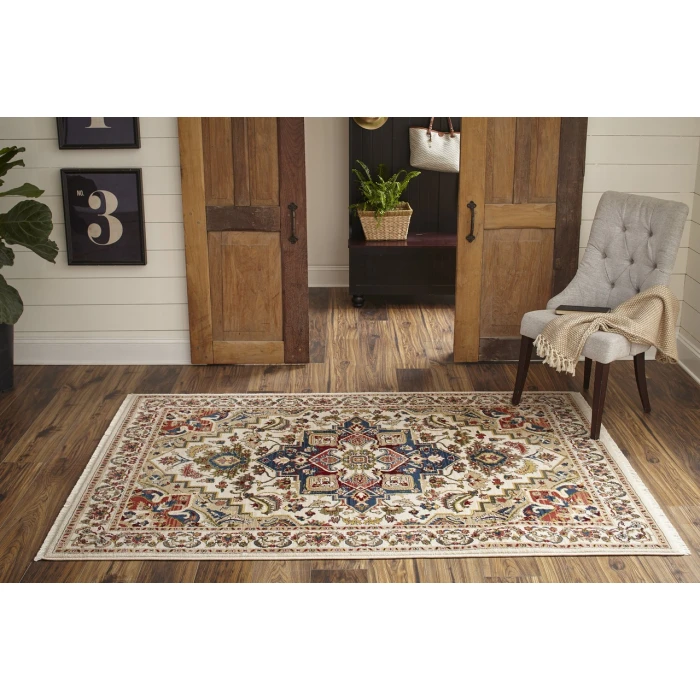 Momeni Lenox LE-01 Ivory 5 ft. X 7 ft. 5 in. Rectangle Rug