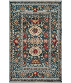 Momeni Lenox Le-03 Blue Area Rug 5 ft. X 5 ft. Round