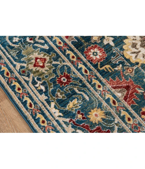 Momeni Lenox Area Rug LE-03 Blue 5' X 5' Round