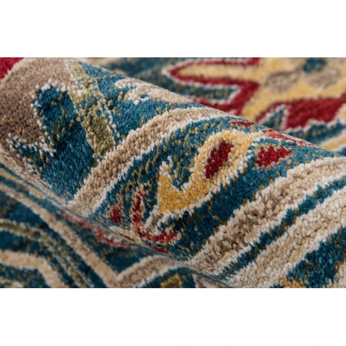 Momeni Lenox Area Rug LE-03 Blue 5' X 5' Round