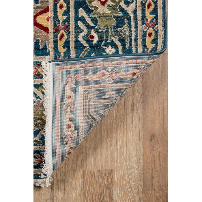 Momeni Lenox Area Rug LE-03 Blue 5' X 5' Round