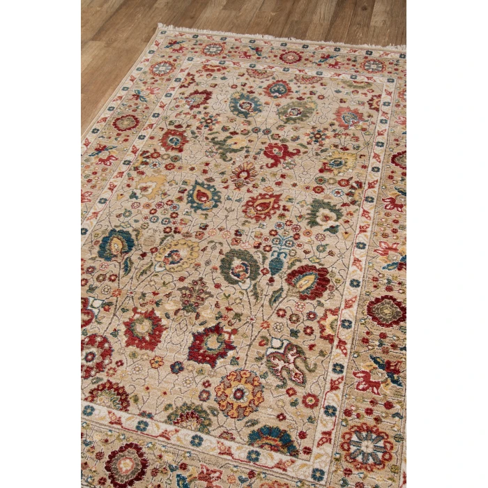 Momeni Lenox Area Rug LE-04 Ivory 5' X 7'5