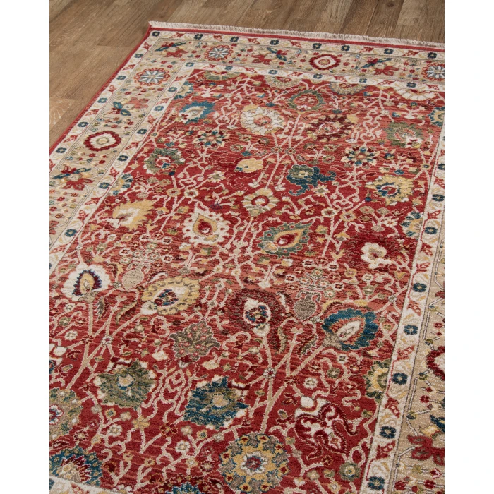 Momeni Lenox Area Rug LE-04 Red 5' X 7'5