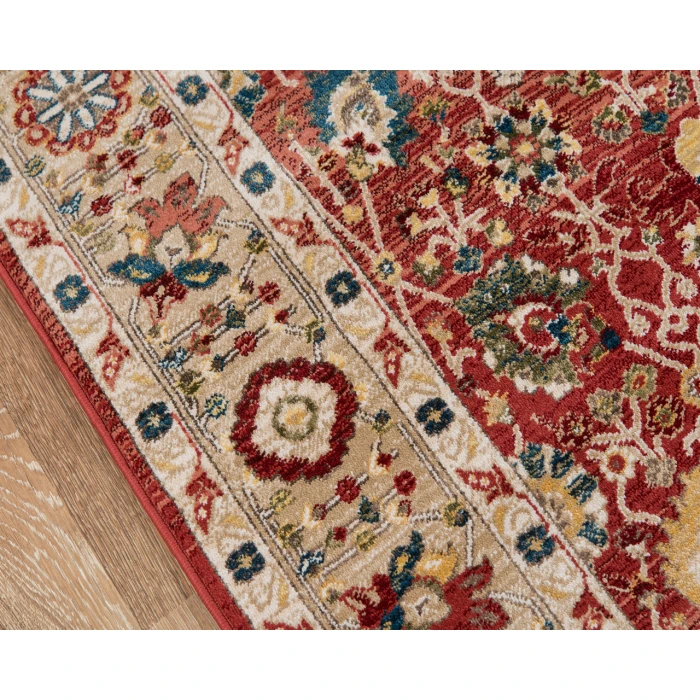 Momeni Lenox Area Rug LE-04 Red 5' X 7'5