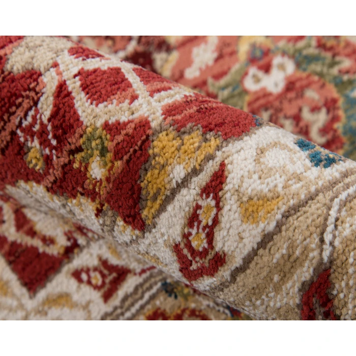 Momeni Lenox Area Rug LE-04 Red 5' X 7'5
