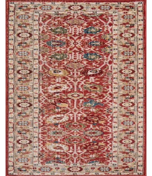 Momeni Lenox Area Rug LE-04 Red 2'3 X 8' Runner