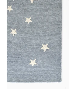 Momeni Lily Blue LIY-4 5ft. x 5ft. Round Round Rug