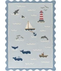 Momeni Lily Blue LIY-7 5ft. x 7ft.6in. Rect. Rug