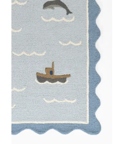 Momeni Lily Blue LIY-7 5ft. x 7ft.6in. Rect. Rug