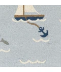 Momeni Lily Blue LIY-7 5ft. x 7ft.6in. Rect. Rug
