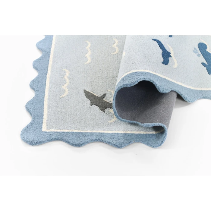Momeni Lily Blue LIY-7 5ft. x 7ft.6in. Rect. Rug