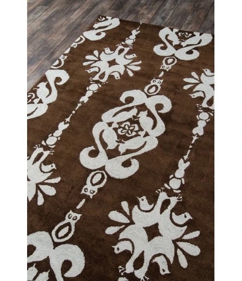 Momeni Lil Mo Classic Area Rug LMI-1 Baby Damask Baby Blue 4' X 6'