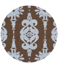 Momeni Lil Mo Classic Area Rug LMI-1 Baby Damask Baby Blue 4' X 6'