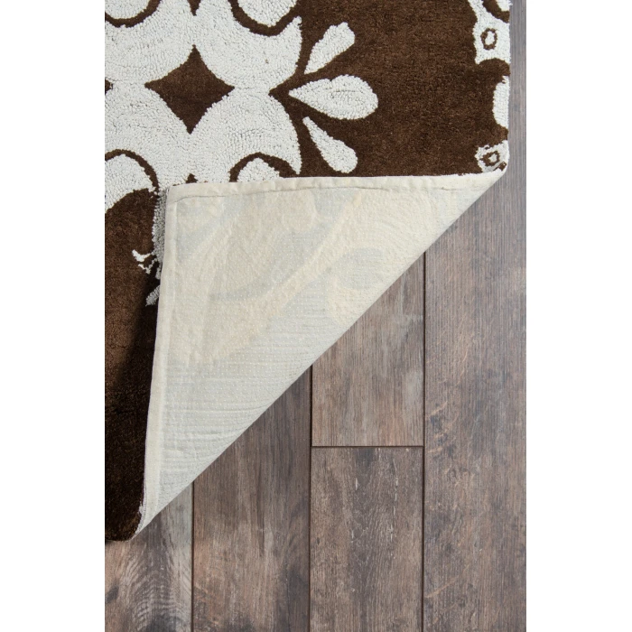 Momeni Lil Mo Classic Area Rug LMI-1 Baby Damask Baby Blue 4' X 6'