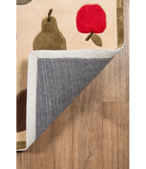 Momeni Lil Mo Whimsy Area Rug LMJ-2 Critters Ivory 2' X 3'