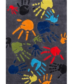 Momeni Lil Mo Whimsy Grey LMJ17 2 ft. X 3 ft. Rect. Rug