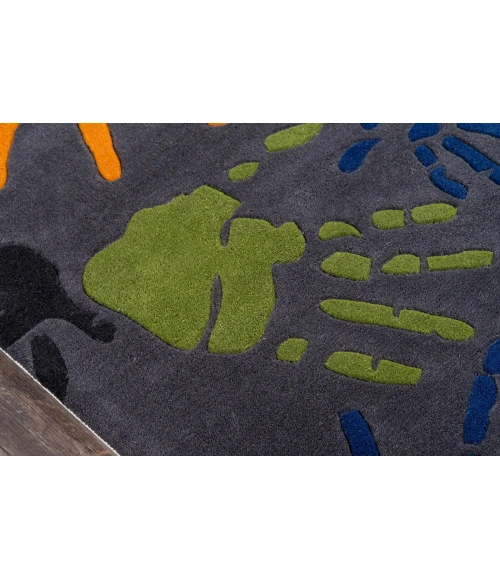 Momeni Lil Mo Whimsy Grey LMJ17 2 ft. X 3 ft. Rect. Rug