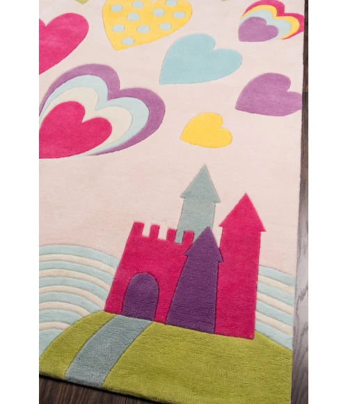Momeni Lil Mo Whimsy Pink LMJ28 3 ft. X 5 ft. Rect. Rug