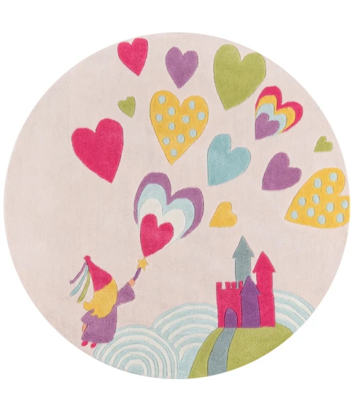 Momeni Lil Mo Whimsy Pink LMJ28 3 ft. X 5 ft. Rect. Rug