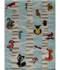 Momeni Lil Mo Whimsy Light Blue LMJ29 2 ft. X 3 ft. Rect. Rug