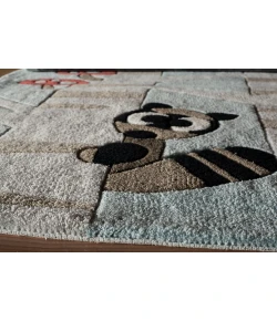 Momeni Lil Mo Whimsy Light Blue LMJ29 2 ft. X 3 ft. Rect. Rug