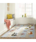 Momeni Lil Mo Whimsy Light Blue LMJ29 2 ft. X 3 ft. Rect. Rug